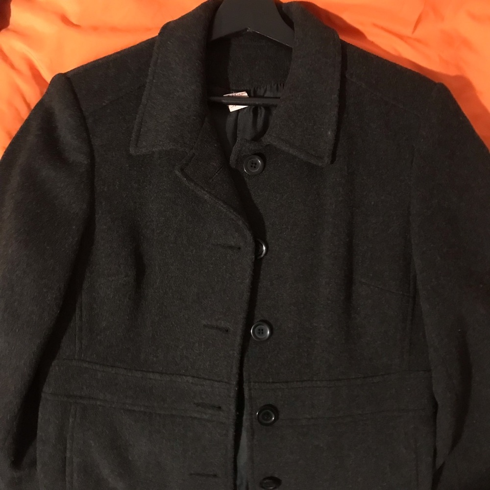 Dark Grey Wool Coat